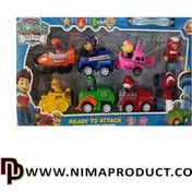 تصویر ست ماشین بازی سگ های نگهبان ۸ عددی مدل 99B 