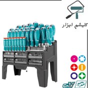 تصویر پیچ گوشتی 100 عددی توتال 