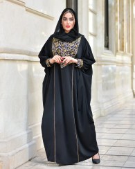 تصویر مانتو عبایی زنانه مدل فارا 