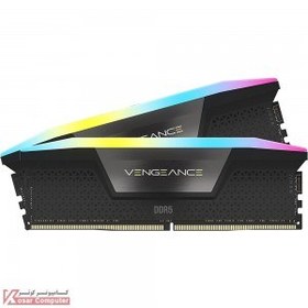 تصویر رم کورسیر 32 گیگابایت (2×16) دو کانال DDR5 5600 مدل Vengeance RGB CL40 