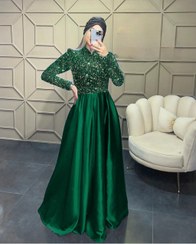 تصویر لباس مجلسی و شب ماکسی مدل ساقدوش Dress and long night