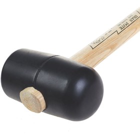 تصویر چکش لاستیکی یک سر تخت یک سر گرد ایران پتک مدل AN6031 Rubber mallet