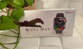 تصویر ساعت هوشمندws91 max دوتا دستنبد +شارژر وایرلس ا Ws91 max Ws91 max
