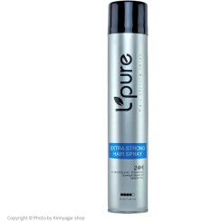 تصویر اسپری حالت دهنده مو لپیور (Extra Strong) مناسب انواع مو حجم 500 میلی لیتر Lpure Extra Strong Hair Styling Spray - 500ml