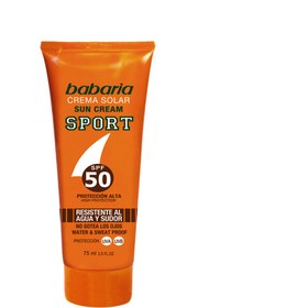 تصویر ضد آفتاب مدل اسپرت باباریا SPF50 