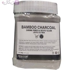 تصویر ماسک هیدروژلی زغال چوب بامبو میناتور حجم 300 گرم bamboo charcoal crystal jelly mask minature