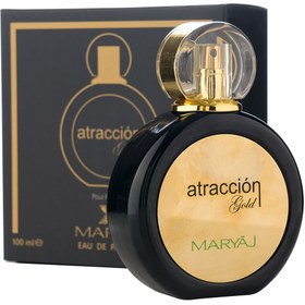 تصویر ادوپرفیوم زنانه مدل Atraccion Gold حجم 100 میلی لیتر ماریاژ Maryaj Atraccion Gold Eau De Parfum For Women 100ml