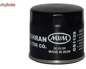 تصویر فیلتر روغن خودرو بهران فیلتر مدل GS1129 مناسب برای MVM110 