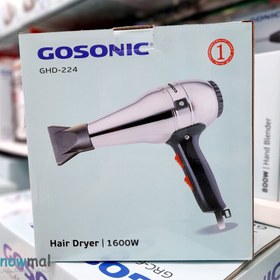 تصویر سشوار گوسونیک مدل GHD-224 ( 1300 وات) Hair dryer Gosonic model 224