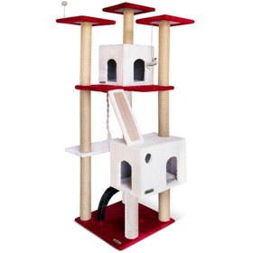 تصویر درخت گربه پنج طبقه نیناپت کد R Ninapet Cat Tree Code R