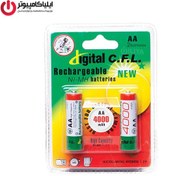 تصویر باتری قلمی Alkalain برند Digital C.F.L بسته 2 عددی با ظرفیت 4000mAh 