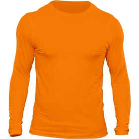 تصویر تیشرت آستین بلند مردانه کد 3TOR رنگ نارنجی 