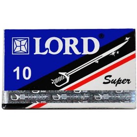 تصویر تیغ یدک لرد مدل Super بسته ۱۰ عددی 