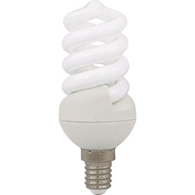 تصویر لامپ کم مصرف 12 وات پارس شعاع توس سرپیچ E27 