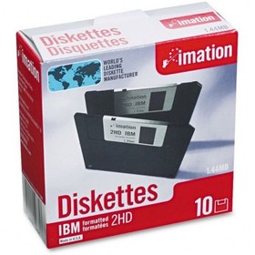 تصویر فلاپی دیسک imation 3.5" Diskettes (پک 10 عددی) 