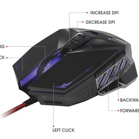 تصویر ماوس گیمینگ تسکو مدل TM768GA با سیم 