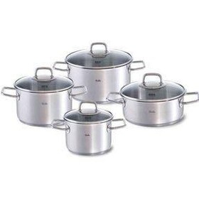 تصویر Fissler ست ظروف استیل 8 تکه Viseo Fissler Viseo 8 Parça Çelik Tencere Seti