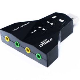 تصویر کارت صدا USB 7.1 ایکس پی پروداکت مدل XP - U41 Sound Card External USB Virtual 7.1 XP U41