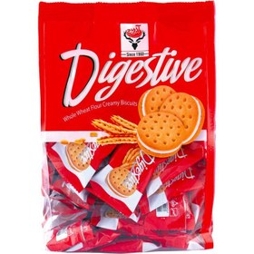 تصویر بیسکویت دایجستیو کرمدار تکی آدرین ۴۵۰ گرمی (۴۸عدد) 