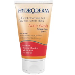 تصویر ژل شستشوی پوست چرب هیدرودرم ا Hydroderm Facial Cleansing Gel For Oily And Acneic Skin - Acne Wash Hydroderm Facial Cleansing Gel For Oily And Acneic Skin - Acne Wash