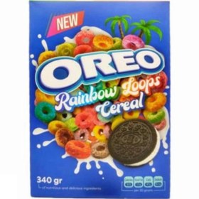 تصویر کورن فلکس میوه ای اورئو رنگین کمانی (340 گرم) oreo oreo