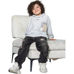 تصویر بلوز شلوار پسرانه بچه گانه یقه دار برند هیگان 