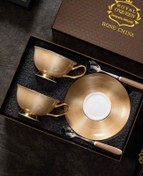 تصویر ست چایخوری طلاکوب دو نفره ROYAL CLASSIC وارداتی اصل اورجینال بارکد 698547 