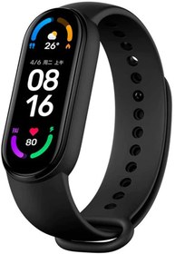 تصویر For Xiaomi Mi Band 6 1.56'' Screen Display Smart Bracelet Blood Oxygen Fitness Tracker Heart Rate Monitor Bluetooth Smart Band 
