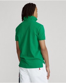 تصویر پولو شرت Ralph Lauren CLASSIC-FIT MESH POLO EMERLAD GREEN 