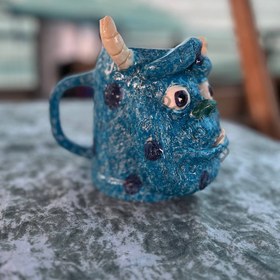 تصویر ماگ دست ساز سالیوان ماگ سرامیکی دست ساز سالیوان