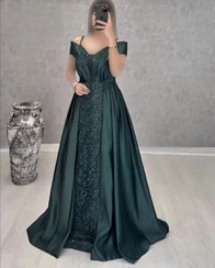 تصویر لباس مجلسی و شب ماکسی مدل دلسا Dress and long night