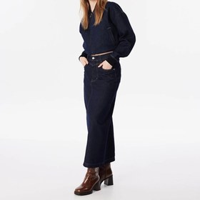 تصویر دامن جین بلند Turk TurkCollection