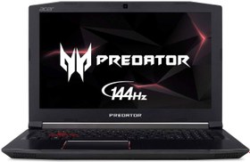 تصویر لپ تاپ گیمینگ "15.6 ایسر مدل Acer Predator Helios 300 / پردازنده Intel Core i7-8750H/ رم 8GB DDR4/ هارد 2TB HDD/ کارت گرافیک NVIDIA GeForce GTX 1060 6GB GDDR5 