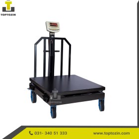 تصویر باسکول ۱۰۰۰ کیلویی (یک تن) محک چرخدار Baskol