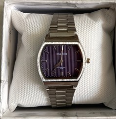 تصویر کاسیو اولدمانی (گرد) سیلور با صفحه سبز ؛ ساده، خاص، اصیل-غیراصل - ابی Casio Old Money