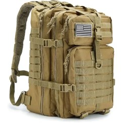 تصویر کوله پشتی تاکتیکال برزنتی 51 لیتری 51 liter canvas tactical backpack