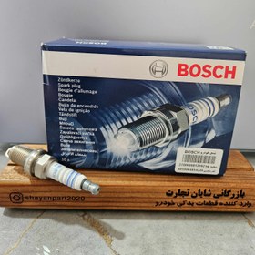 تصویر شمع بوش پایه کوتاه تک پلاتین8+ bosch +8