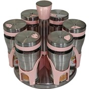 تصویر ست جا ادویه 6 پارچه کاپریس مدل پارادایس کد 01 