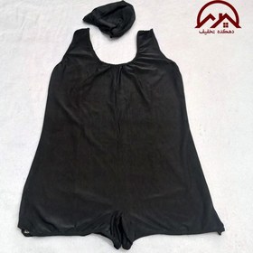 تصویر مایو پادار زنانه طرح پلنگی کلاهدار ( سایز 50 تا 52 ) 
