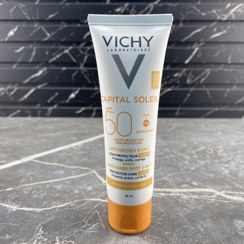 تصویر کرم ضد آفتاب رنگی ویشی SPF 50 مدل Anti Taches 3in1 ‌مناسب انواع پوست حجم 50 میلی‌لیتر 