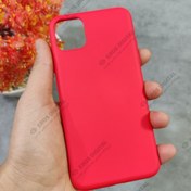 تصویر قاب گوشی iPhone 11 Pro Max طرح سیلیکون Fashion Color - قرمز 