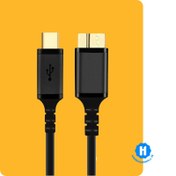 تصویر کابل تبدیل USB-C به microB کی نت پلاس مدل KP-CUCMHDD06 به طول 0.6 متر 