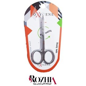 تصویر قیچی ابرو کد 206 اکسیژن Oxygene Eyebrow Scissors 206