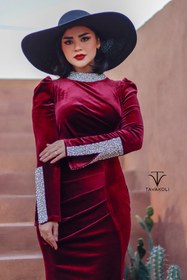 تصویر پیراهن مخمل 