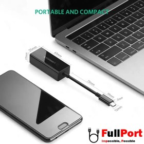 تصویر مبدل USB-C به Lan یوگرین مدل US236-50307 CABLE Ugreen US236-50307