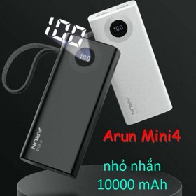 تصویر شارژر همراه آران مدل Mini4 ظرفیت 10000 میلی آمپر ساعت شارژر همراه آران مدل Mini4 ظرفیت 10000 میلی آمپر ساعت