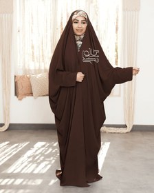 تصویر چادر لبنانی شکلاتی 