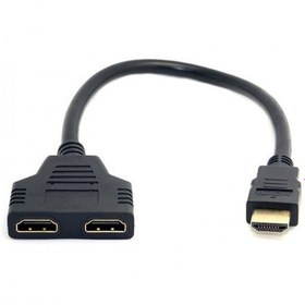 تصویر کابل تبدیل 1 به 2 HDMI conversion cable 1 to 2 HDMI