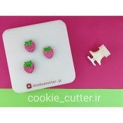 تصویر قالب فشاری قند تزیینی طرح توت فرنگی 
