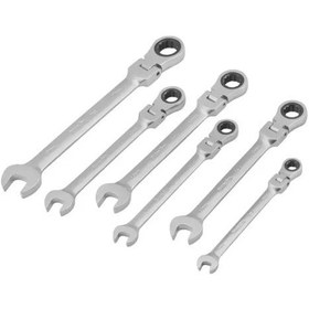 تصویر ست آچار جغجغه ای تاشو رونیکس مدل RH-2174 سایز ۸ تا ۱۷ میلی‌متر 